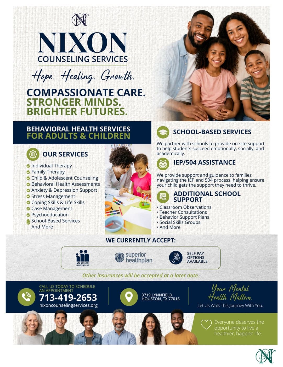 Nixon Counseling Services ad