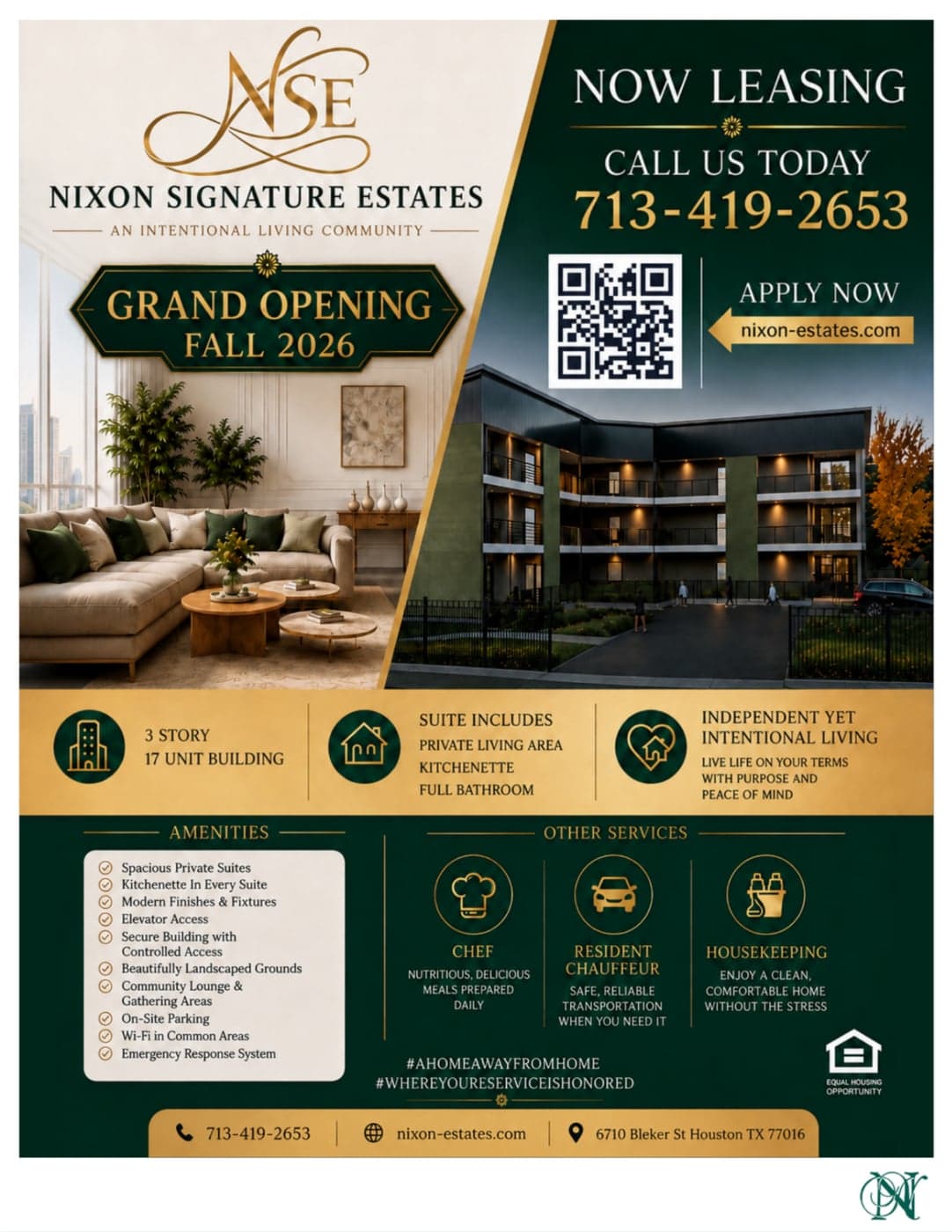 Nixon Signature Estates now leasing ad
