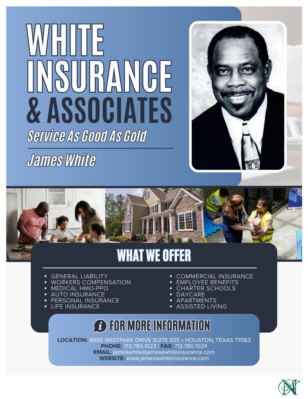 White Insurance & Associates ad