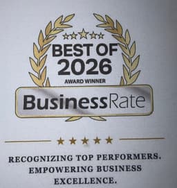 BusinessRate Best of 2026 Award Winner seal