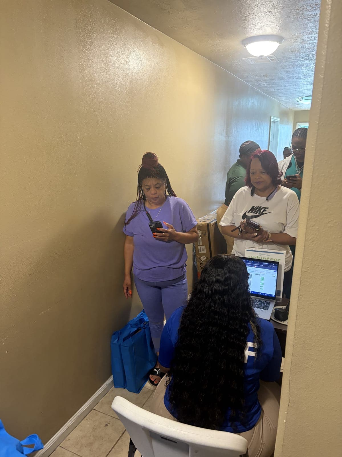 Photo from the Compudopt computer giveaway