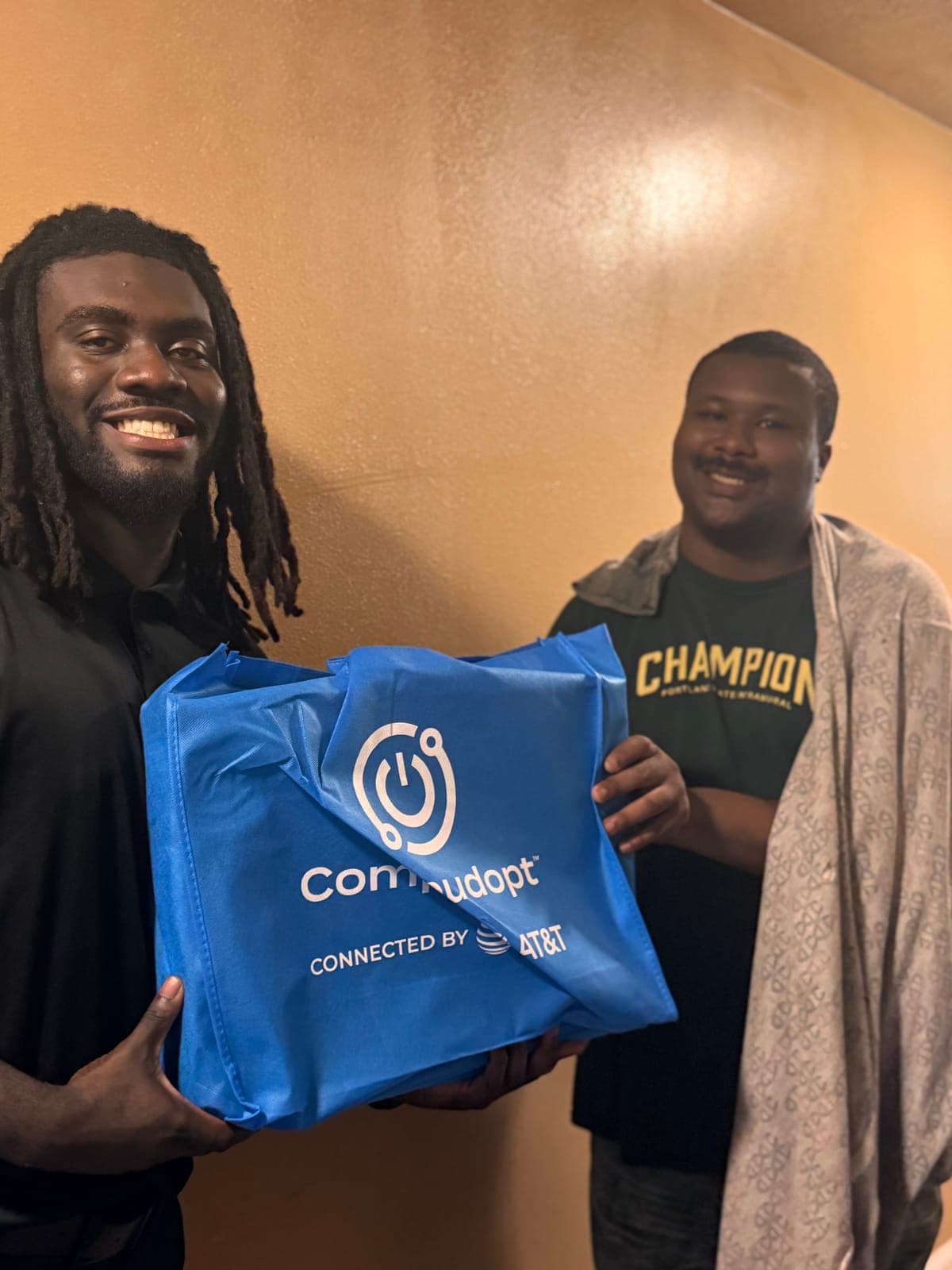 Photo from the Compudopt computer giveaway